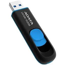 Флеш накопичувач A-DATA USB 3.2 UV 128 512 Gb чорно-синій