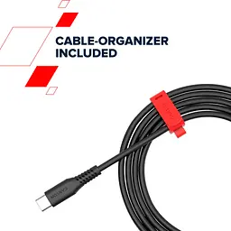 Дата кабель USB 2.0 AM to Type-C 1.2m AC18SC 18W White Canyon (CNS-AC18SC12W) - мініатюра 4