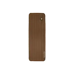 Матрац туристичний надувний одномісний Naturehike CNK2450WS035, 198х68х9.5 см, коричневий із вбудованою помпою для надування