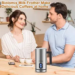 Пінозбивальник (капучинатор) Biolomix Milk Frother EMF600 Сріблястий - мініатюра 5