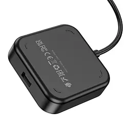 Hub адаптер Hoco Easy 4-in-1 converter HB31 (Type-C to Usb2.0x4) (L=0.2M) - мініатюра 7