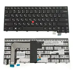 Клавіатура для ноутбука LENOVO (ThinkPad: T460S, T470S) rus, black (оригінал)