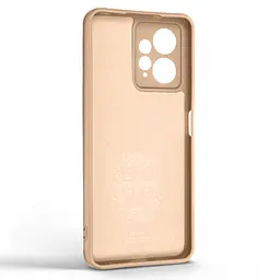 Силиконовый чехол для Xiaomi Redmi Note 12 4G, Icon Ring, пудровый, панель-накладка, с кольцом-подставкой на 360°, противоударный, возможность использования магнитных держателей, ArmorStandart (ARM68806) - мініатюра 2