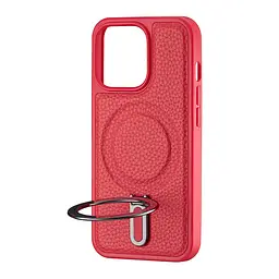 Чохол Jinduka Leather Ringo iPhone 13 Pro Red - мініатюра 4