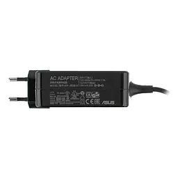 Блок живлення для ноутбука Asus 19V, 3.42A, 65W, 5.5x2.5мм, квадратний корпус (комплект: адаптер + перехідник) - мініатюра 2