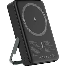 Павербанк ATRIA Black 10 000 mAh / 15 Вт (WPD-W57B) - мініатюра 3