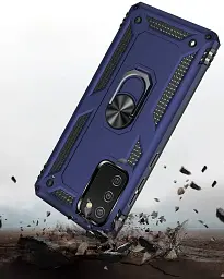 Панель BeCover Military для Samsung Galaxy A02s SM-A025/ A03s SM-A037 / M02s SM-M025 Blue (706013) - мініатюра 5