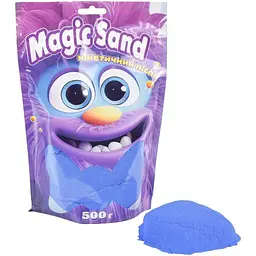 Кінетичний пісок Strateg Magic sand в пакеті 500 г 39403-9 Синій shop (4823113873493)
