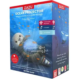 Проектор Океану Zazu Видра Отто з рухомою проекцією і заспокійливими мелодіями (ZA-OTTO-01) - мініатюра 6