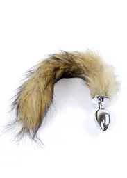 Анальна пробка - Fox Tail Brown XL - мініатюра 6