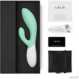 Вібратор-кролик Lelo Ina 3 Seaweed 10 режимів вібрації - мініатюра 2