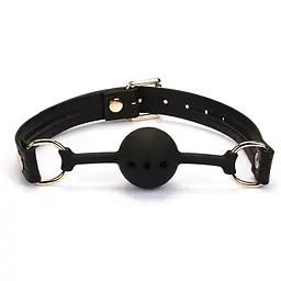 Кляп Liebe Seele Black Organosilicon Ball Gag - мініатюра 2