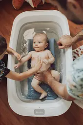 Уцінка. Ванночка Beaba Easy Pop складна сіра (920404) - мініатюра 11