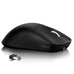 Ігрова бездротова мишка Attack Shark X3MAX / Три режими підключення / 42000DPI / Сенсор PAW3950 / Black - мініатюра 2