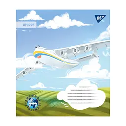 Зошит Yes Антонов 12 аркушів лінія (767429), в асортименті - мініатюра 4