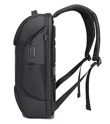 Рюкзак міський Bange BG-7267 25л ранець з відсіком для ноутбука до 15.6'' USB-роз'єм Black (19371) - мініатюра 4
