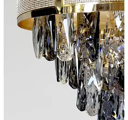 Кришталева підвісна люстра Artlight 884611/400, золото, 5 ламп E14, Ø40,2 см, від 6-15 м² - мініатюра 5