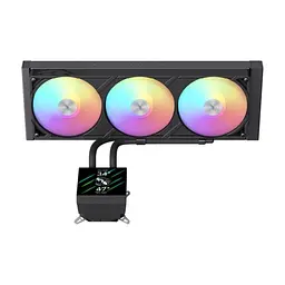 Система рідинного охолодження Gamemax GLACIER 360 LCD BK - мініатюра 3