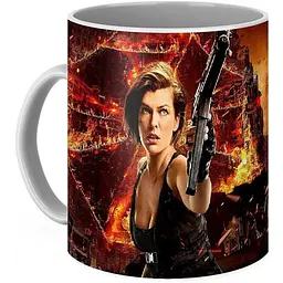 Кухоль GeekLand Resident Evil Обитель зла у вогні RE.02.008 330 мл білий - мініатюра 3