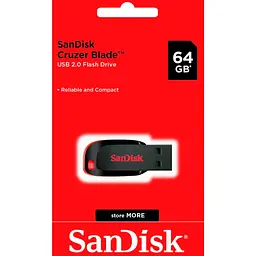 USB флеш-накопичувач SanDisk Cruzer Blade 128GB USB-A 2.0 (SDCZ50-128G-B35) [128357] - мініатюра 7