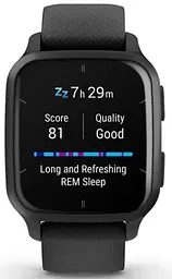 Смарт-годинник Garmin Venu Sq 2 Music Edition Slate Aluminium Bezel with Black Case and Silicone Band [010-02700-10] [78785] - мініатюра 3
