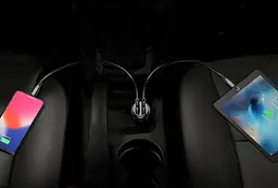 Автомобільний зарядний пристрій Baseus CCALL-GC01 Gentry series Dual-U QC3.0 18W 2хUSB (29364875) - мініатюра 7