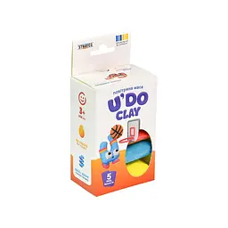 Набір для творчості ліплення "U'DO Clay 5 шт." брикет 10 г Strateg (30843)