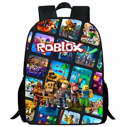 Рюкзак Roblox чорний – дитячий шкільний рюкзак Роблокс