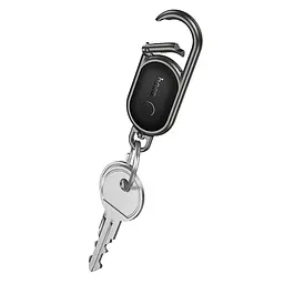 Пошуковий трекер брелок Hoco E91J Tiger smart anti-lost (Keychain) чорний 6942007664172 - мініатюра 4