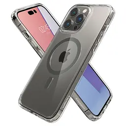 Прозорий чохол Spigen Ultra Hybrid (MagFit) для iPhone 14 Pro (ACS04970) - мініатюра 7