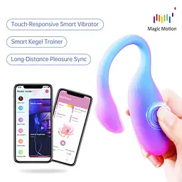 Віброяйце Magic Motion Magic Flamingo Max, 11 см (блакитний) - мініатюра 10
