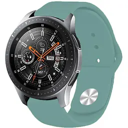 Силіконовий ремінець BeCover для LG Watch Sport W280A Marine-Green (706225) - мініатюра 3