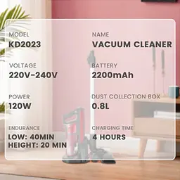 Акумуляторний пилосос XPRO бездротовий HEPA-фільтр SK-3390 (45272-SK-3390_3125) - мініатюра 8