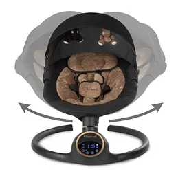 Заколисуючий центр Kidwell 2в1 REVE Black/Gold - мініатюра 4