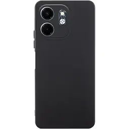Чохол TPU Getman Liquid Silk Full Camera для Tecno Spark Go 2 Чорний / Black
