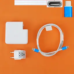 Блок живлення для Apple MacBook Pro 15" A1707 A1719 USB Type C 87W, (20.2Vx4.3A/ 9Vx3A/ 5.2Vx2.4A, з кабелем) - мініатюра 2