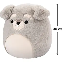 М'яка іграшка Squishmallows Шнауцер Шон 30 см (SQCR06682) - мініатюра 6
