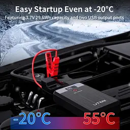 Пуско зарядний пристрій UTRAI Jstar Air Jump Starter бустер авто 1000A 12V - мініатюра 5