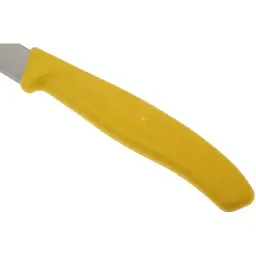 Ніж Victorinox з прямим лезом 8.5 см нержавіюча сталь універсальний жовтий - мініатюра 3