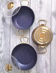 Набір посуду (омлетниці) O.M.S. Collection 3032 Blue - мініатюра 6