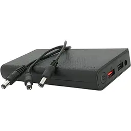 Портативний Power Bank Voltronic 18W для роутерів, Output: USB 5V/2A, DC9V,2.7A/12V1.5A, 14000mAh(7x2000mAh), 155х75х23мм, 460грам, Black, BOX