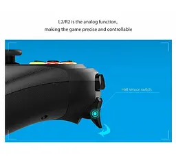 Геймпад Bluetooth джойстик для смартфона iPega PG9078+BT Ninja PC/Android Black - мініатюра 7