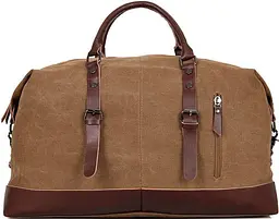 Сумка дорожня 14580 Vintage коричнева - мініатюра 5