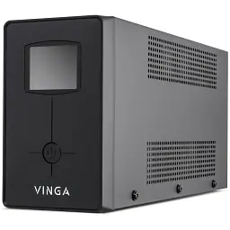 Пристрій безперебійного живлення Vinga LCD 600VA metal case (VPC-600M) - мініатюра 8