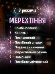 Гірлянда-штора — Феєрверк - мініатюра 5