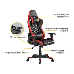 Крісло ігрове HiSmart CH06-24 (HS082819) - мініатюра 2