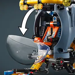 Конструктор LEGO Technic Глибоководний дослідницький підводний човен 413 деталей (42201) - мініатюра 8