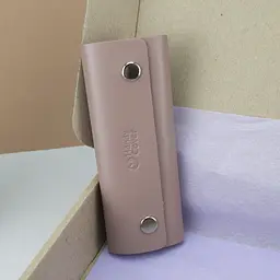 Подарунковий жіночий набір Handycover №54 (нюдовий) гаманець + ключниця + обкладинка на паспорт - мініатюра 2