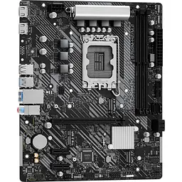 Материнська плата ASRock B760M-H2/M.2 (1700/B760, 2xDDR5, 1xPCIex16, 4xSATAІІІ, 2xM.2, GLan, 7.1ch, mATX) - мініатюра 2