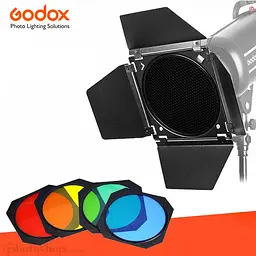 BD-04 - Спалах - Набір шторки, соти, фільтри для рефлектора 7"Godox